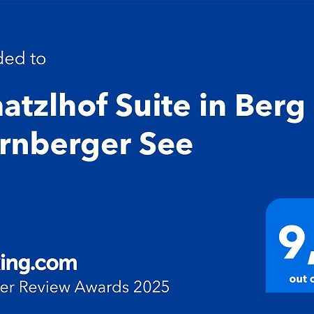 Schatzlhof Suite In ベルク・アム・シュタルンバーガー・ゼー エクステリア 写真